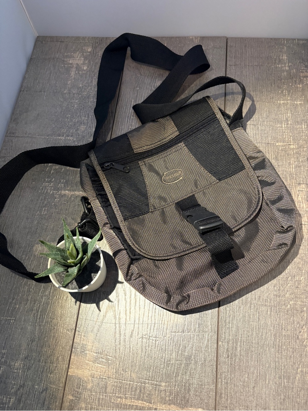 Voyager Compact Crossbody Travel Bag with Adjustable Strap